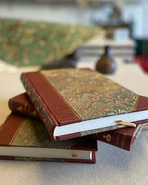 Premium leather books