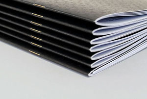 Saddle-stitched magazines