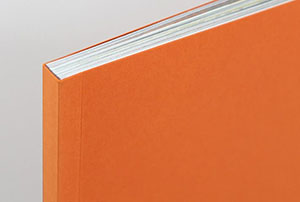 Premium orange bound book